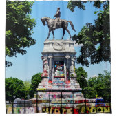 Robert E. Lee Statue Douchegordijn (Voorkant)