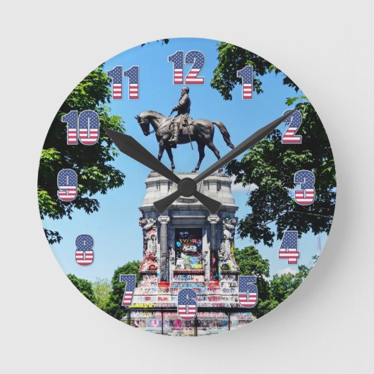 Robert E. Lee Statue Ronde Klok (Voorkant)