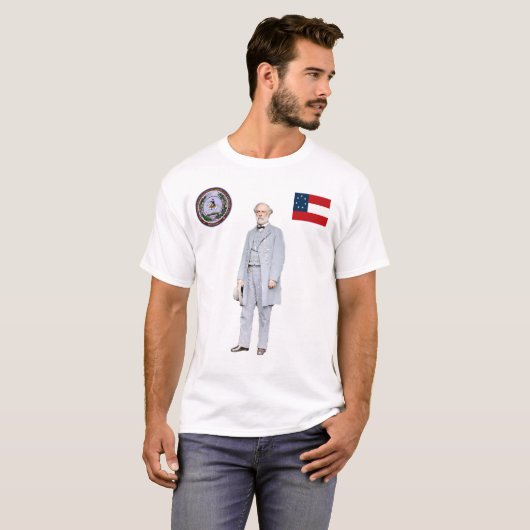 ROBERT E. LEE T-SHIRT (Voorkant volledig)