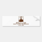 Robert E. Lee- Waarschijnlijk Secede. Bumpersticker (Voorkant)