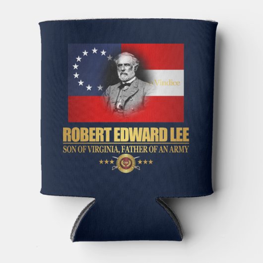 Robert E Lee (Zuid-Patriot) Blikjeskoeler (Voorkant)