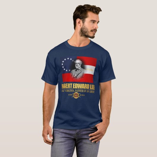 Robert E Lee (Zuid-Patriot) T-shirt (Voorkant volledig)