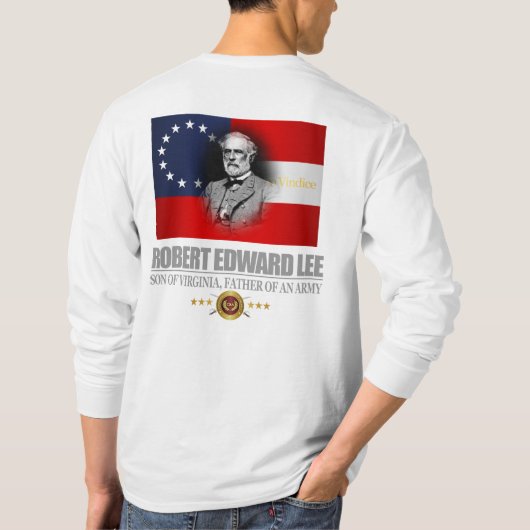 Robert E Lee (Zuid-Patriot) T-shirt (Achterkant)