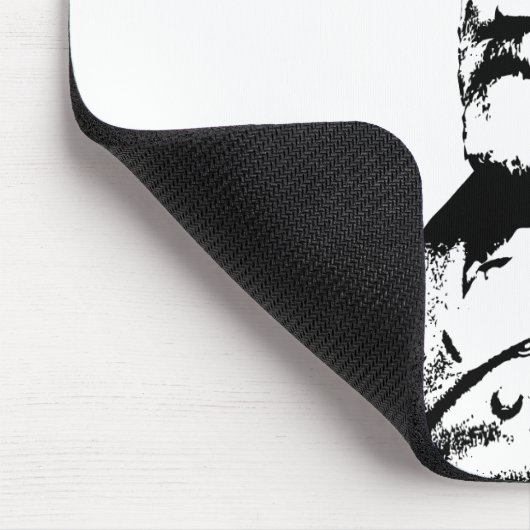 Robert E. Lee — Zwart en wit Muismat (Hoek)