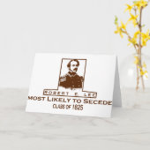Robert E. Te afscheiden Lee- het waarschijnlijkst Kaart (Gele Bloem)