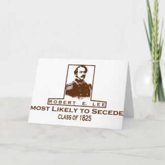 Robert E. Te afscheiden Lee- het waarschijnlijkst Kaart