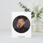 Robert Earl of Leicester van Nicholas Hilliard Briefkaart (Staand voorkant)