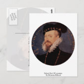 Robert Earl of Leicester van Nicholas Hilliard Briefkaart (Voorkant / Achterkant)
