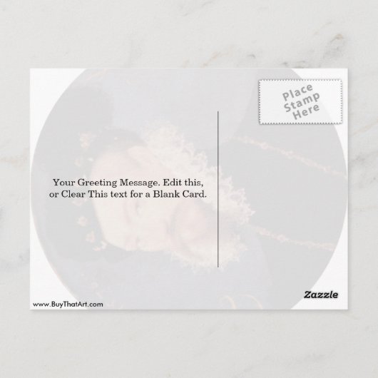 Robert Earl of Leicester van Nicholas Hilliard Briefkaart (Achterkant)