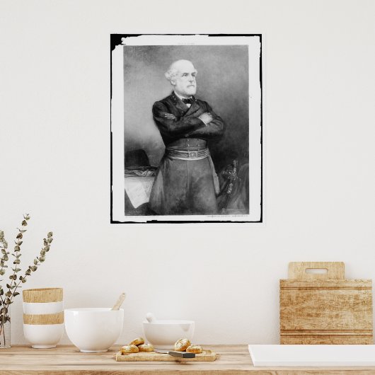 Robert Edward Lee Foto van John Adams Elder Poster (Keuken)