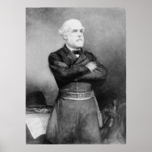 Robert Edward Lee Portrait van John Adams Elder Poster