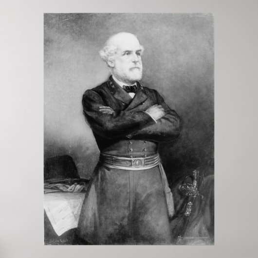 Robert Edward Lee Portrait van John Adams Elder Poster (Voorkant)