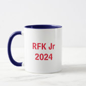 Robert F. Kennedy 2024 rood/wit/blauw Mok (Links)