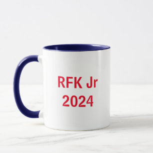 Robert F. Kennedy 2024 rood/wit/blauw Mok