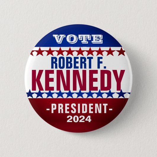 Robert F Kennedy Campaign Button 2024 (Voorkant)
