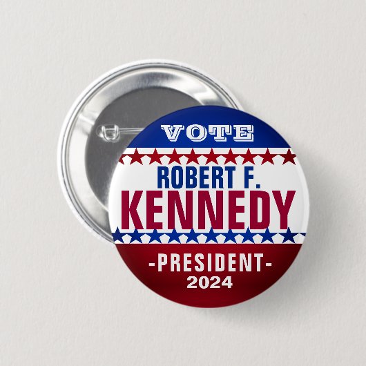 Robert F Kennedy Campaign Button 2024 (Voorkant /achterkant)