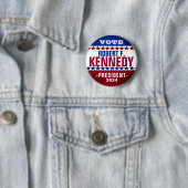 Robert F Kennedy Campaign Button 2024 (In situ)