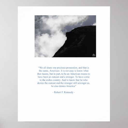 Robert F. Kennedy De ballingschap tussen ons Poste Poster (Voorkant)