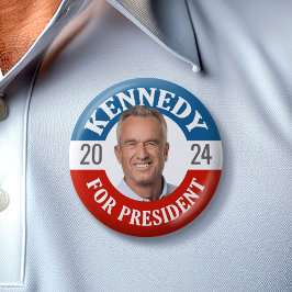 Robert F Kennedy JR 2024 Ronde Button 5,7 Cm