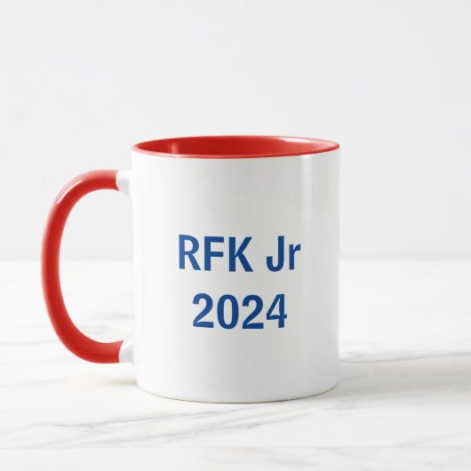 Robert F. Kennedy Jr 2024 rood/wit/blauw Mok (Links)