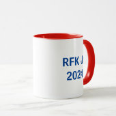 Robert F. Kennedy Jr 2024 rood/wit/blauw Mok (Voorkant rechts)