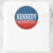 Robert F Kennedy JR 2024 - sterren strepen Ronde Sticker (Tas)