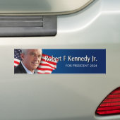 Robert F Kennedy Jr voor President 2024 Bumpersticker (Op auto)
