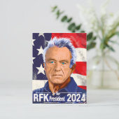Robert F Kennedy, Jr. voor President 2024, RFK Jr Briefkaart (Staand voorkant)