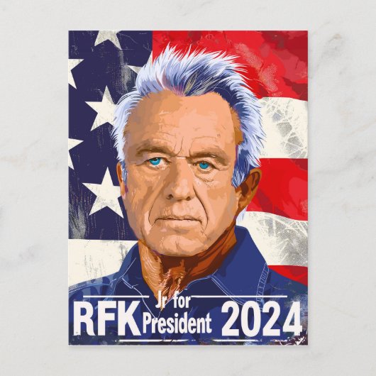 Robert F Kennedy, Jr. voor President 2024, RFK Jr Briefkaart (Voorkant)