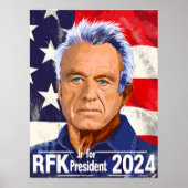 Robert F Kennedy, Jr. voor President 2024, RFK Jr Poster (Voorkant)