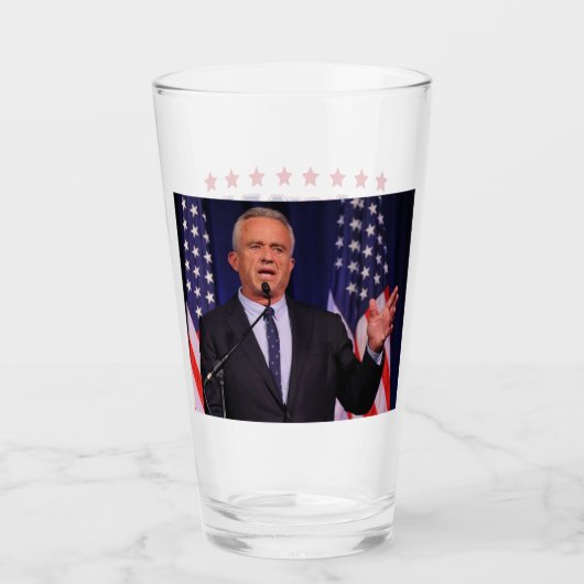 Robert F Kennedy Jr voor President Glas (Voorkant)