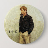 Robert F. Kennedy Ronde Button 4,0 Cm (Voorkant)