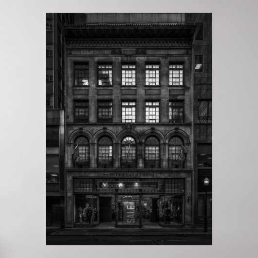 Robert Fairweather Gebouw No 1 Poster (Voorkant)