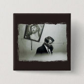 Robert Francis Kennedy Vierkante Button 5,1 Cm (Voorkant)