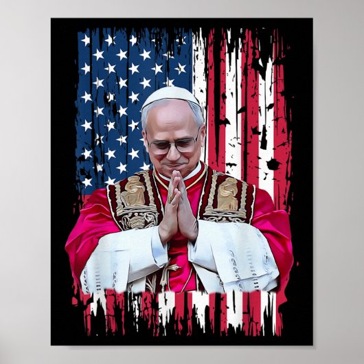 Robert Francis Prevost Americas Pope Poster (Voorkant)