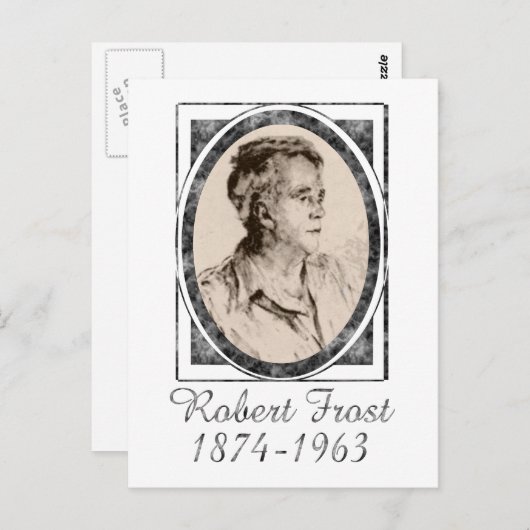 Robert Frost Briefkaart (Voorkant / Achterkant)