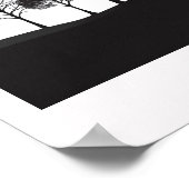 Robert Frost citeert Miles om te gaan Poster (Hoek)