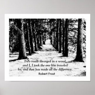 Robert Frost - Druk prijsopgave Poster