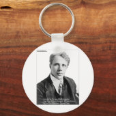 Robert Frost Liefdevol/Hatelijk Citaat Geschenken Sleutelhanger (Voorkant)