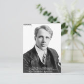 Robert Frost Loveble/Hateable Quote Gifts & Kaarte Briefkaart (Staand voorkant)