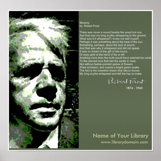 Robert Frost Poster (Voorkant)
