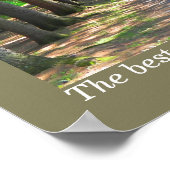 Robert Frost quote - kunstdruk Poster (Hoek)