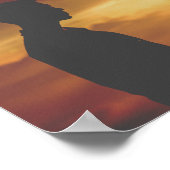 Robert Frost Quotes White Lettering Motivatie Poster (Hoek)