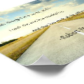 Robert Frost Road Minder reizend Poster voor prijs (Hoek)