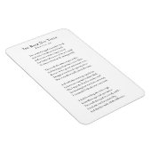 Robert Frost, Road niet genomen gedicht koelkastma Magneet (Rechterzijde)