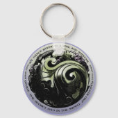 Robert Frost Verse Sleutelhanger (Voorkant)