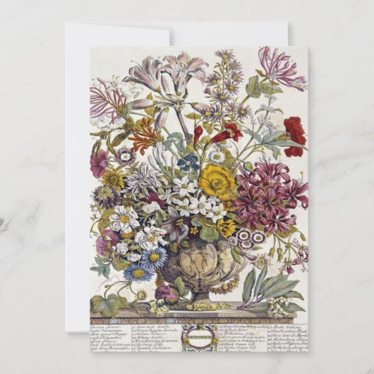 Robert Furber - oktober - twaalf maanden Kaart (Voorkant)