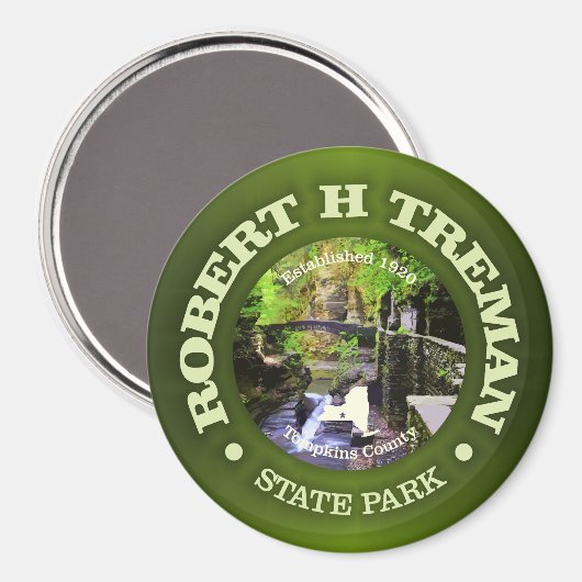 Robert H Treman SP Magneet (Voorkant / Achterkant)