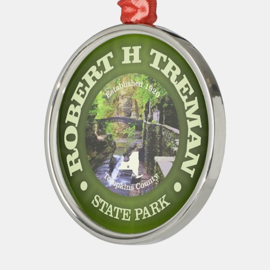 Robert H Treman SP Metalen Ornament (Links)