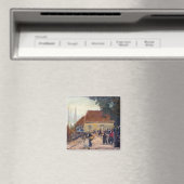 Robert Henri Volendam Street Scene Magneet (Insitu (Vaatwasser))